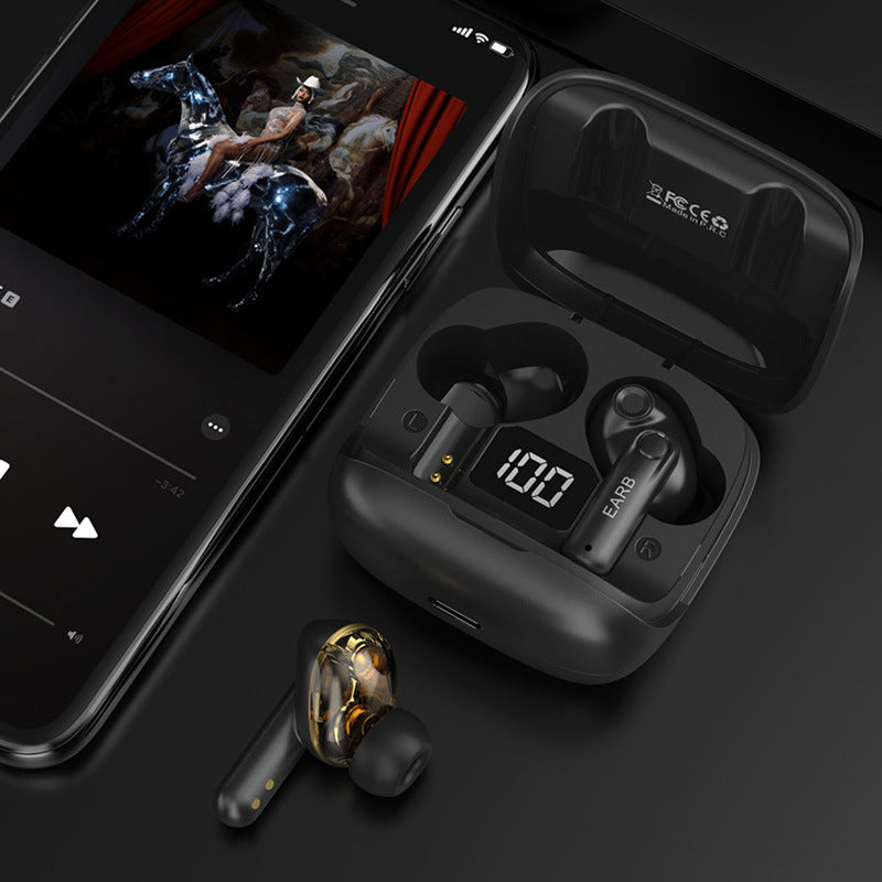 Mini Transparent Wireless Bluetooth Headset with ENC Noise Reduction