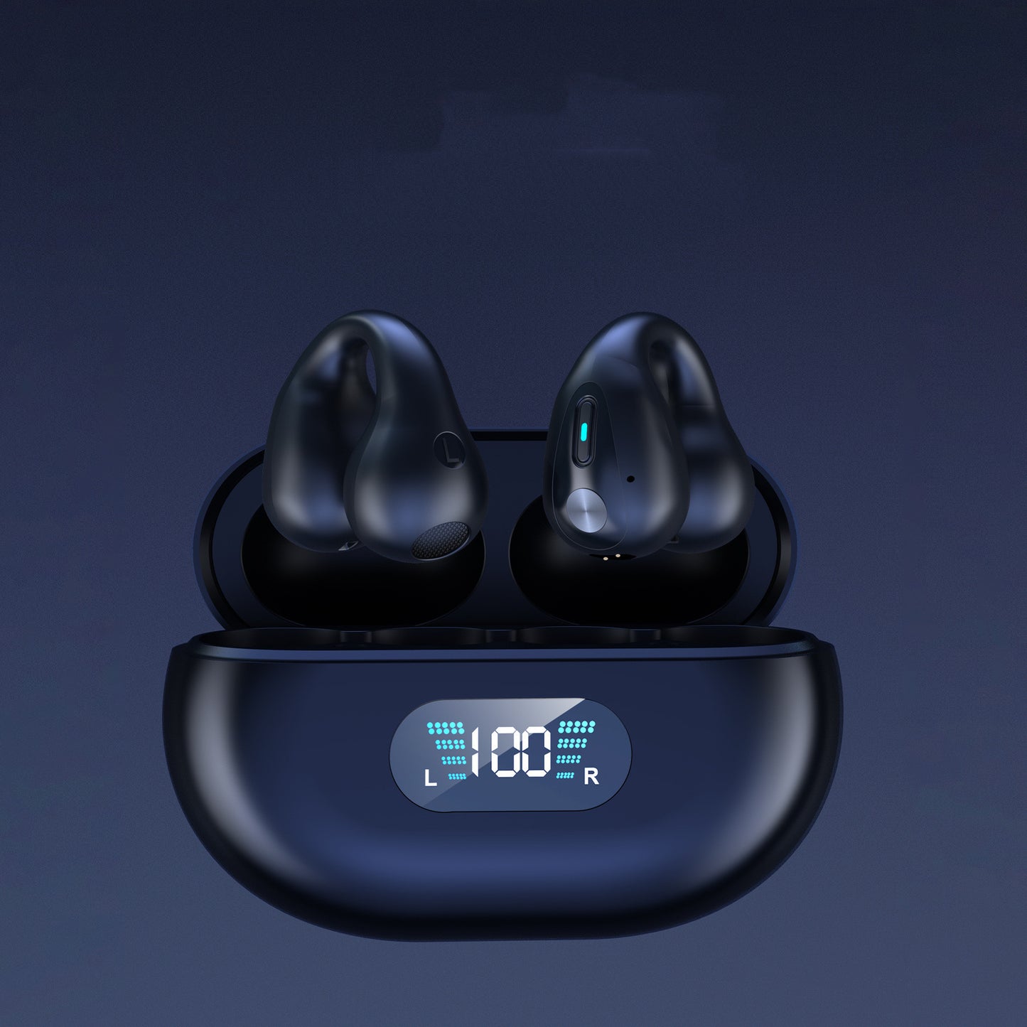 Bone Conduction TWS Bluetooth 5.3 Earbuds with Touch Control