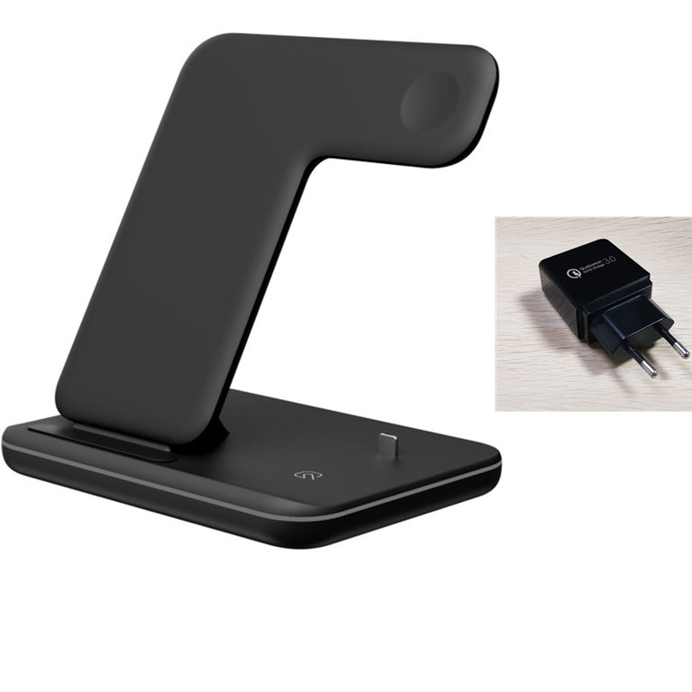3-in-1 Wireless Charger Stand for Phone, Watch & Earphones
