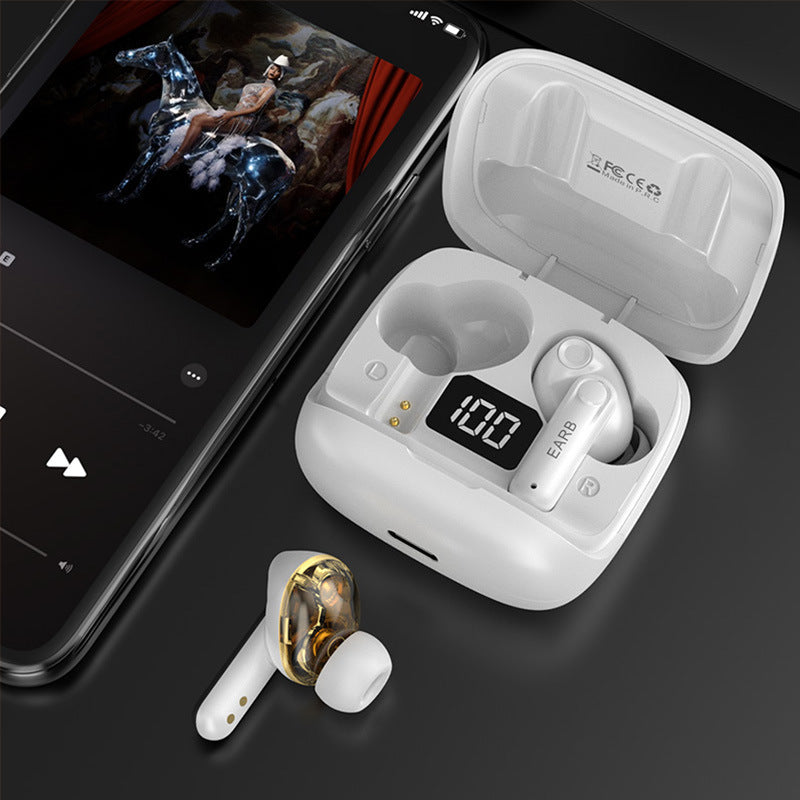 Mini Transparent Wireless Bluetooth Headset with ENC Noise Reduction