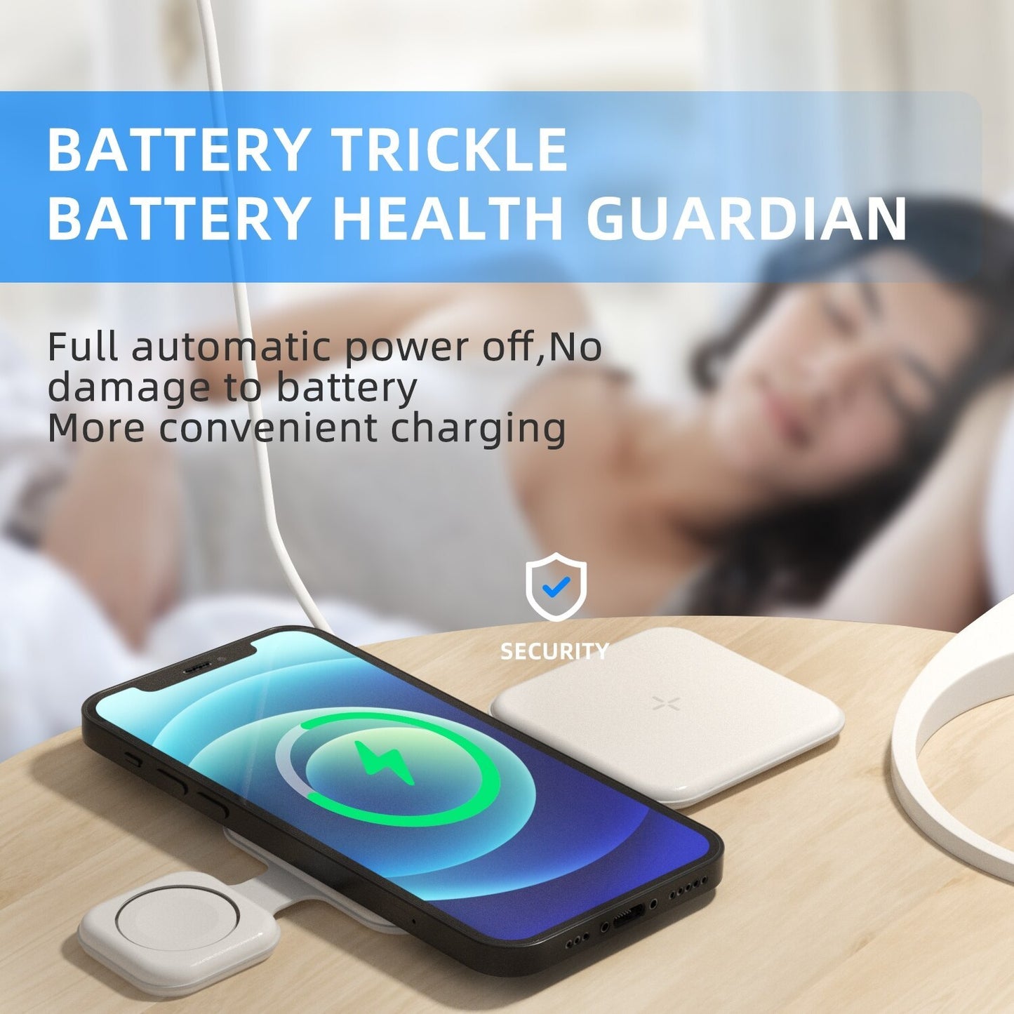3-in-1 Magnetic Foldable Wireless Charging Station for Multi-Device