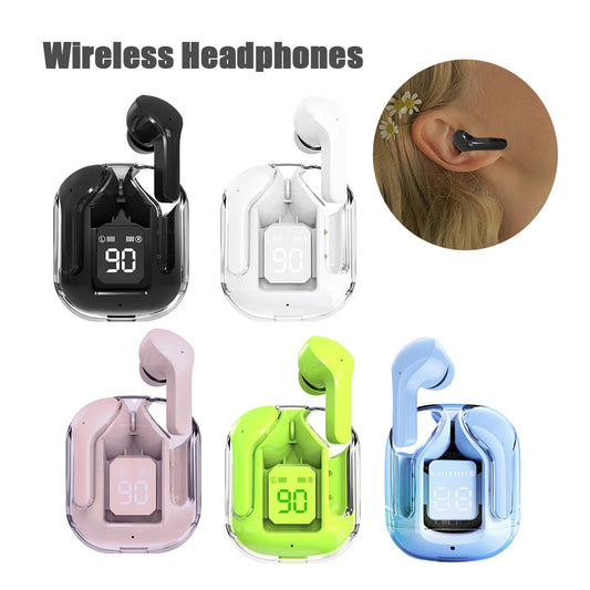 Mini Transparent Wireless Bluetooth Headset with ENC Noise Reduction