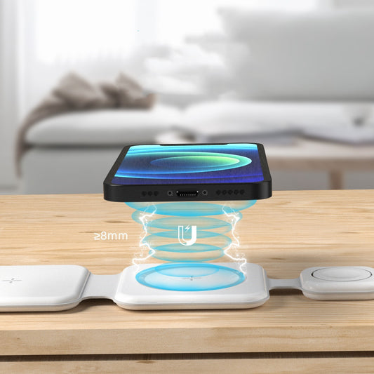 3-in-1 Magnetic Foldable Wireless Charging Station for Multi-Device