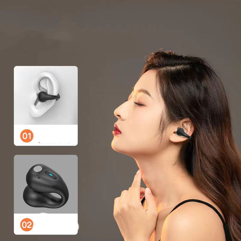Bone Conduction TWS Bluetooth 5.3 Earbuds with Touch Control