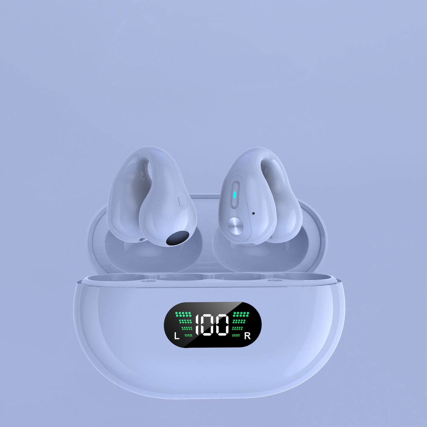 Bone Conduction TWS Bluetooth 5.3 Earbuds with Touch Control